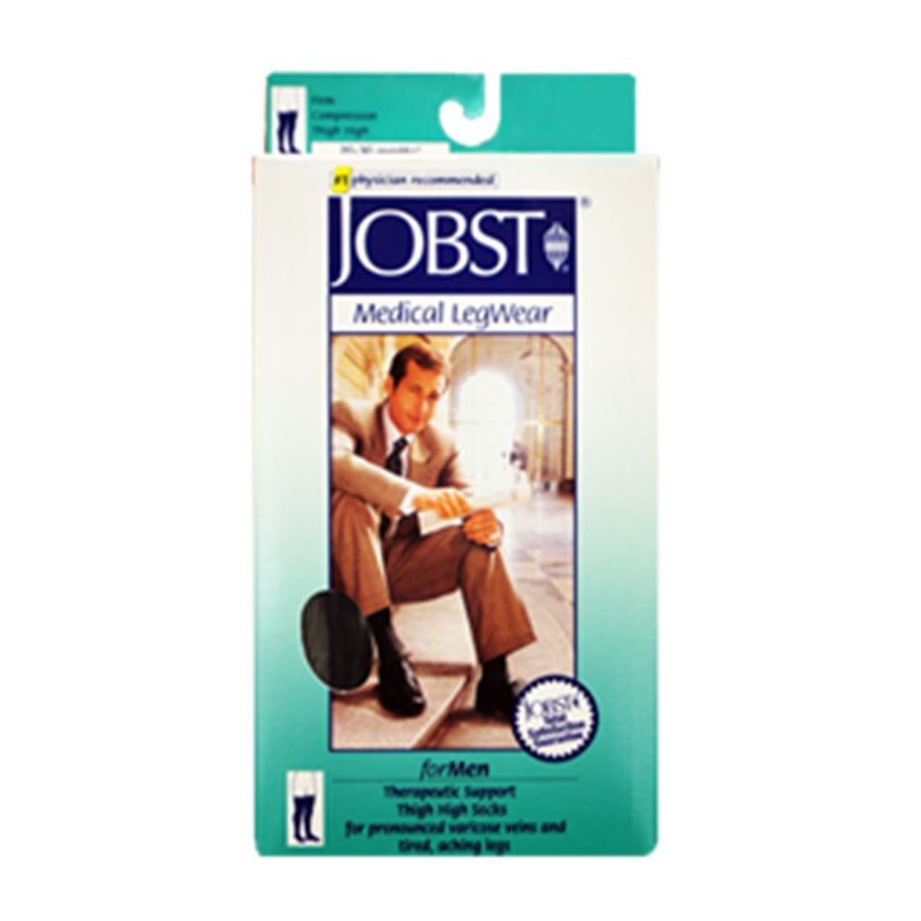 CALCETIN BSN FOR MEN MUSLO ALTA COMPRESION (20-30 mmHg) MEDIANA NEGRO