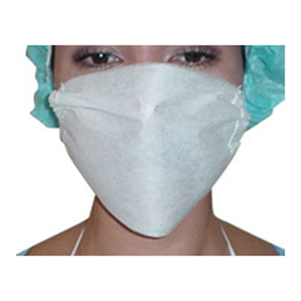 CUBRE BOCA TRADICIONAL CON RESORTE DESECHABLE BLANCO BOLSA CON 100 PI