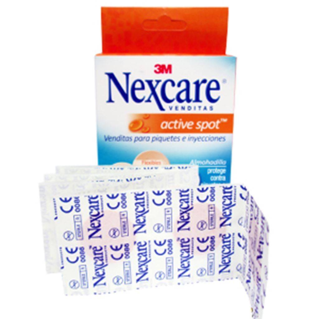 PARCHE NEXCARE ACTIVE TAN SPORTS CAJA CON 20 PIEZAS