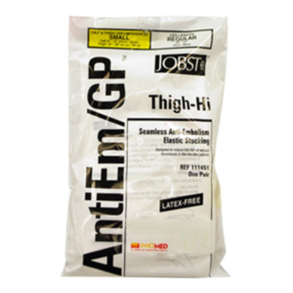 MEDIA ANTI-EM MUSLO CHICA/REGULAR BLANCO