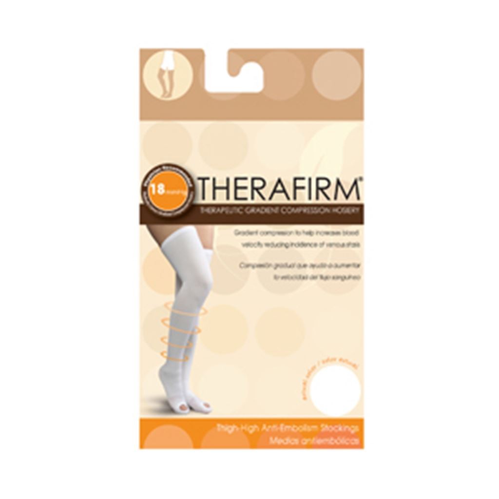 MEDIA THERAFIRM ANTIEMBOLICA (18 mmHg) TALLA GRANDE COLOR BLANCO
