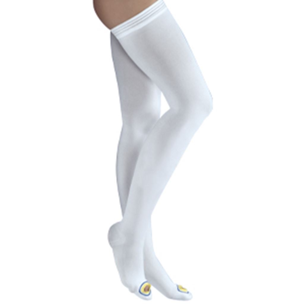 MEDIA ANTI-EM MUSLO X-GRANDE/REGULAR BLANCO