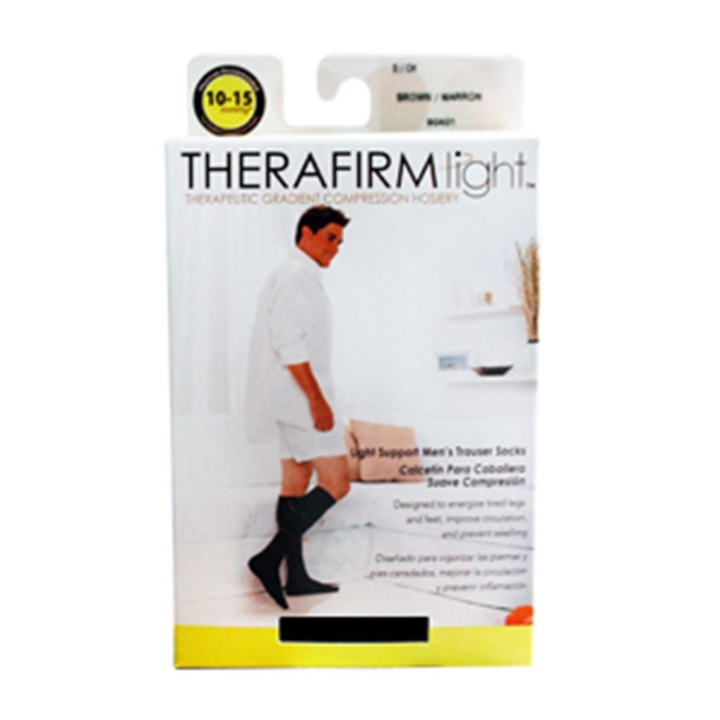 CALCETIN THERAFIRM BAJA COMPRESION (10-15 mmHg) CABALLERO TALLA MEDIANA COLOR NEGRO