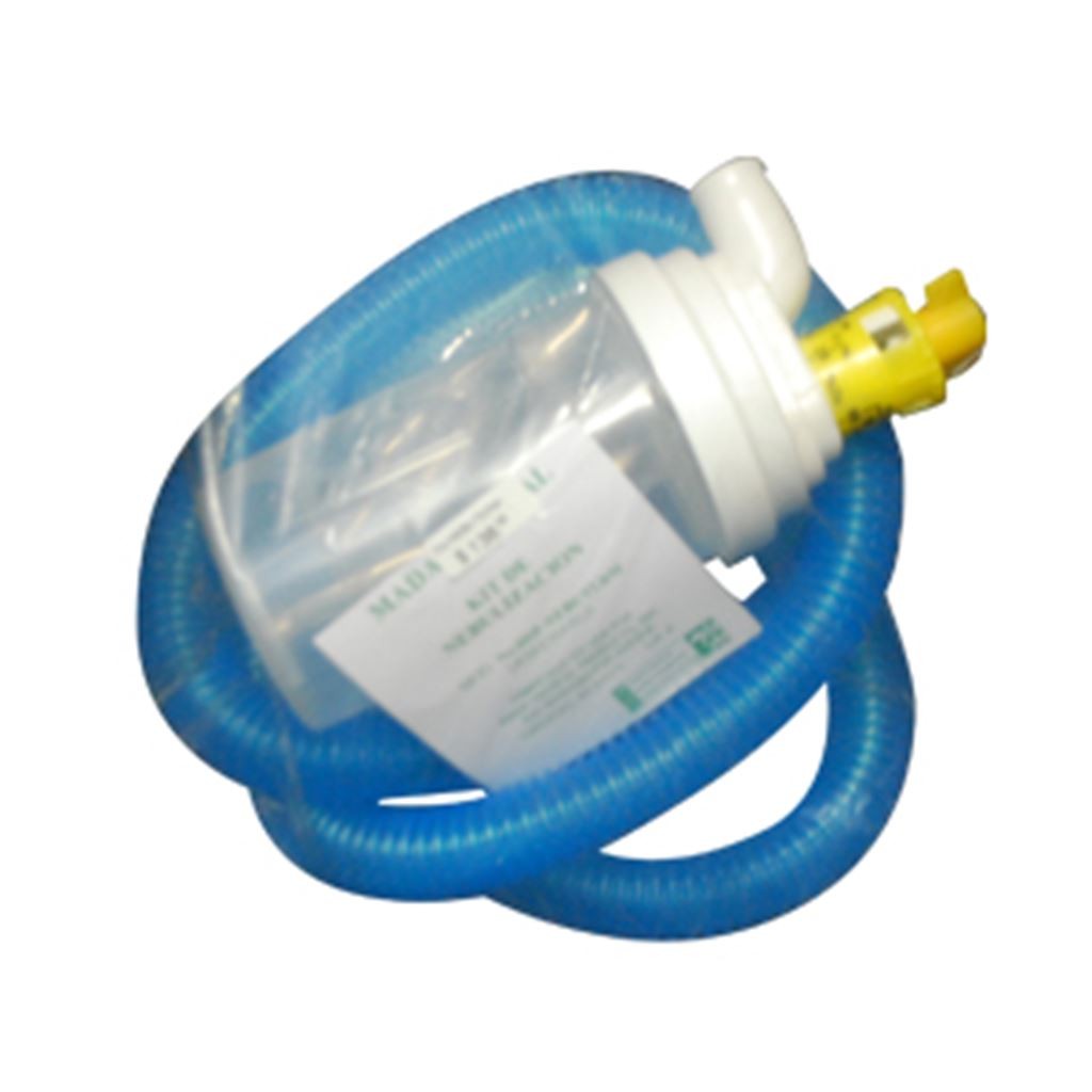 CIRCUITO DE NEBULIZACION (MASCARILLA FACIAL, TRAMO DE TUBO Y FRASCO NEBULIZADOR)