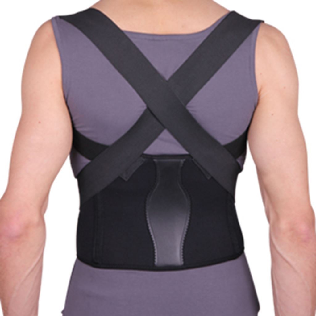 Soporte de Clavícula Samderson y Corrector de Postura Negro