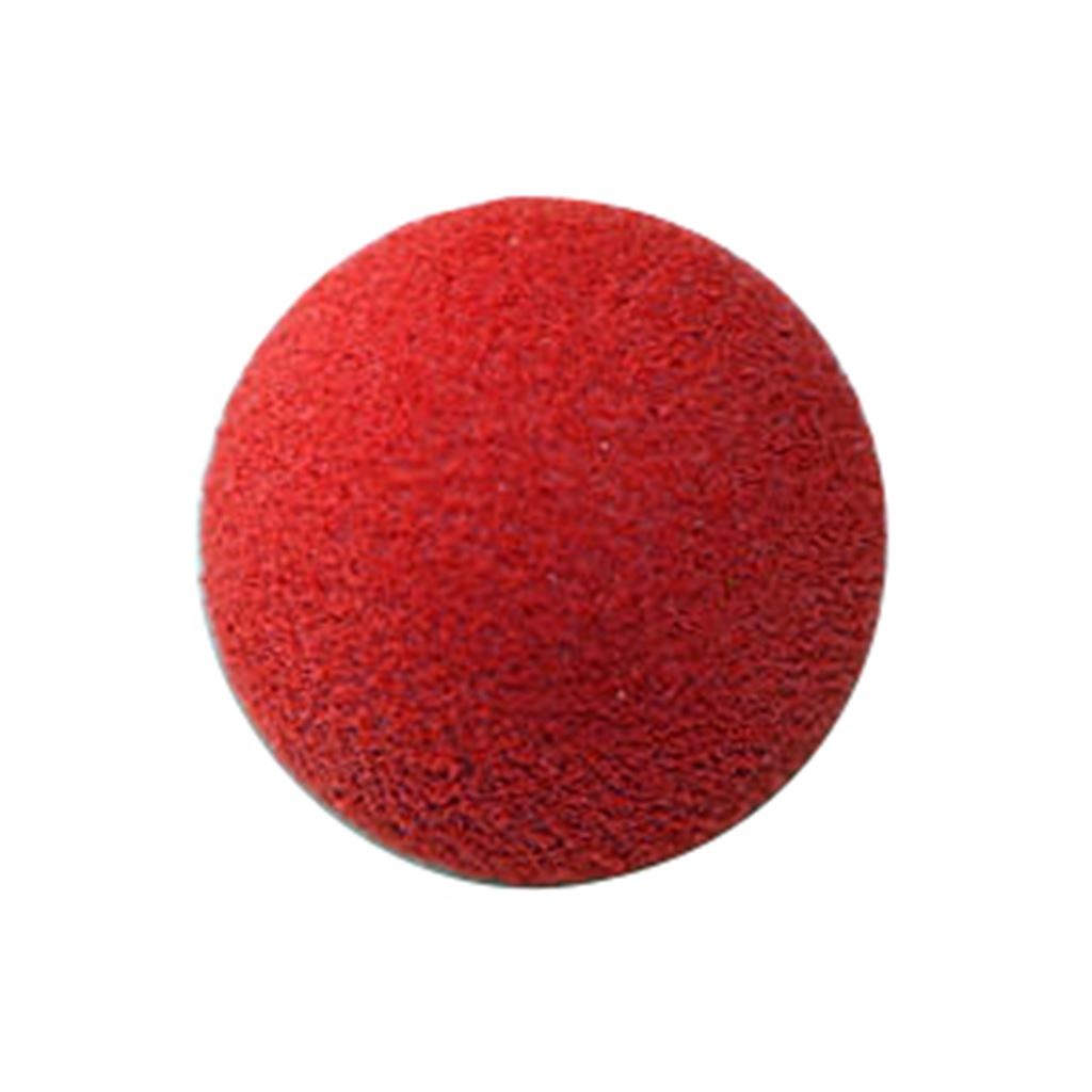 PELOTA CANDO DE ESPUMA CON MEMORIA 7.62 CM DIAMETRO SUAVE COLOR ROJO