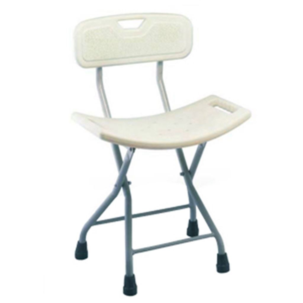 SILLA DUCHA RIDER PARA BAÑO CON RESPALDO.PLEGABLE.