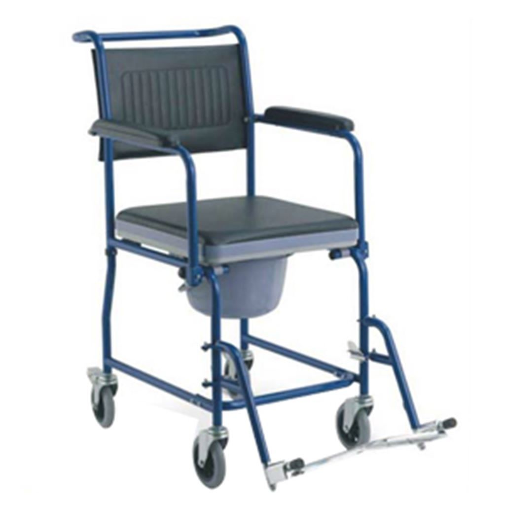 SILLA COMODO RIDER DESMONTABLE.DESCANSA BRAZOS ABLATIBLES. DESCANSA PIES DESMONTABLES.CON RUEDAS.