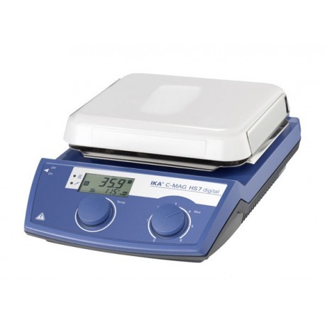 PARRILLA DIGÍTAL DE CALENTAMIENTO Y AGITACIÓN PLATO CERAMICO 7x7 C-MAG HS 7D - IKA