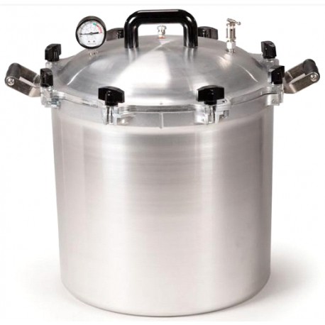 AUTOCLAVE DE ALUMINIO A GAS DE 39LTS (26 LT REALES) - ALL AMERICAN