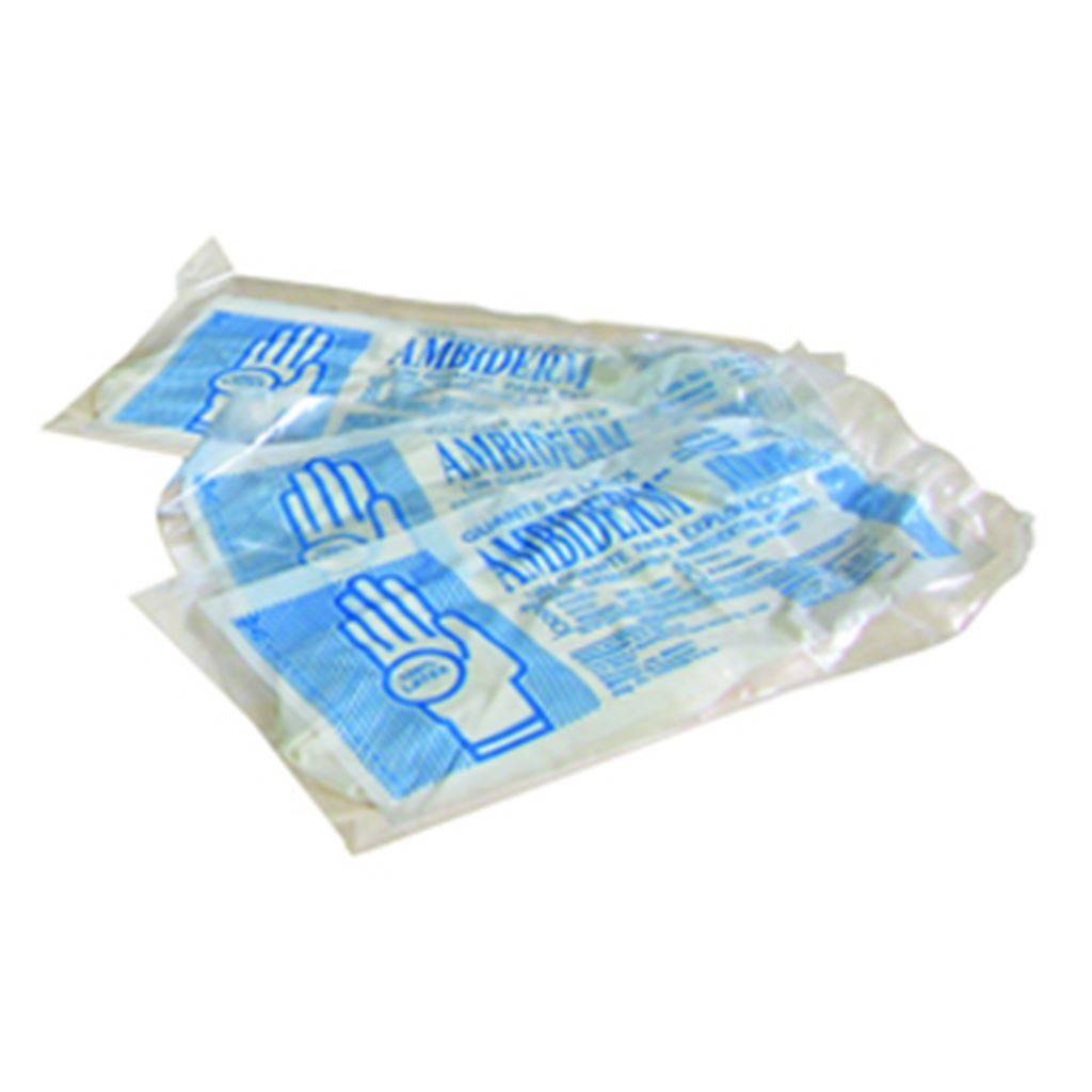 GUANTE AMBIDERM DE LATEX PARA EXPLORACION ESTERIL BAJO EN POLVO MD PAR