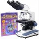 MICROSCOPIO BINOCULAR COMPUESTO 40X - 2000X  LIBRO DEL MICROSCOPIO - AMSCOPE
