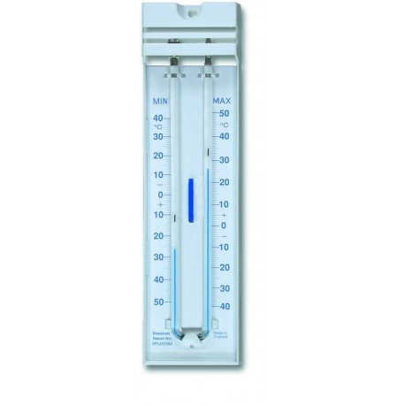 TERMÓMETRO MÁXIMO - MÍNIMO, BOTÓN DE RÁPIDA CONFIGURACIÓN, PERMACOLOR, RANGO -35 A 50 grados C (SOLO GRADOS C)