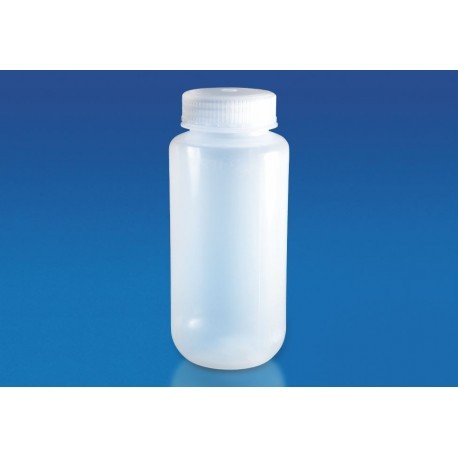 BOTELLA BOCA ANCHA CON TAPA A PRUEBA DE FUGAS, (POLIPROPILENO / AUTOCLAVABLE) - POLYLAB