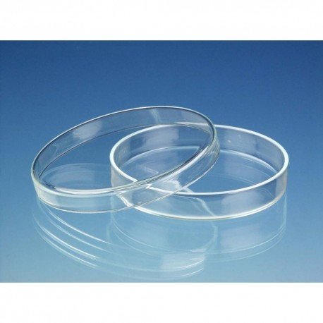 CAJA PETRI ESTÉRIL COMPLETA DE PLASTICO 90 X 15, 10 PIEZAS - INTERLUX