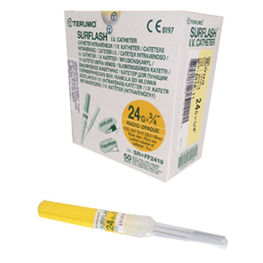CATETER INTRAVENOSO SURFLASH 14X51 NARANJA