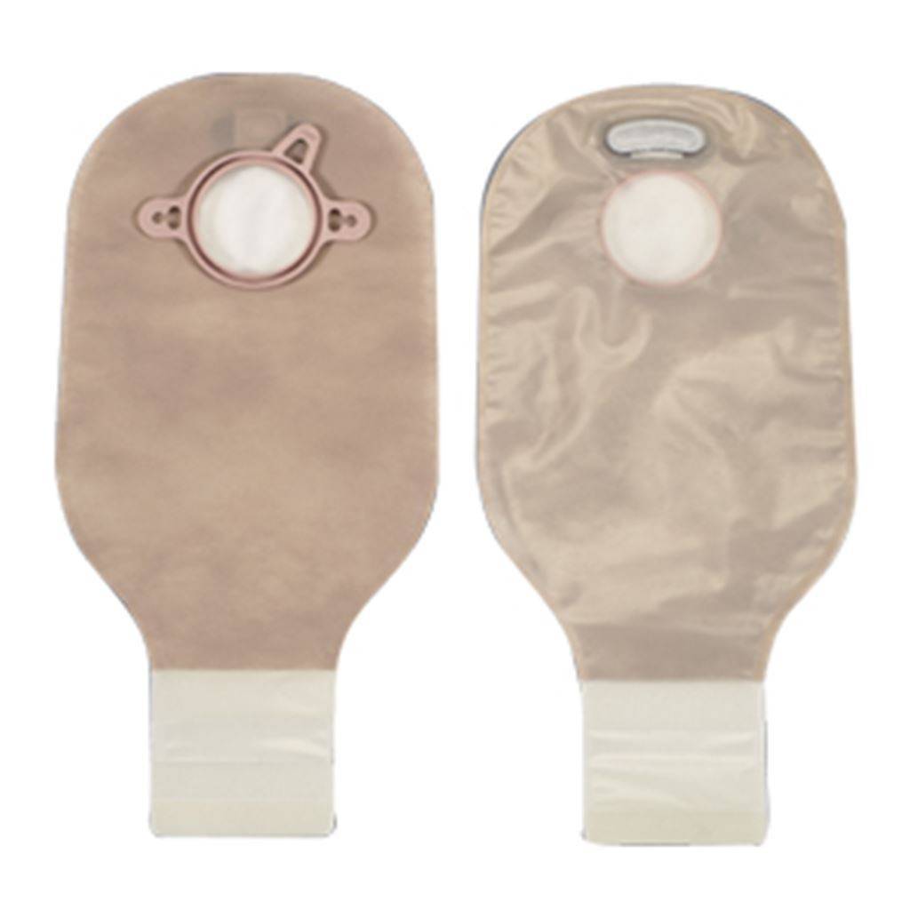 Bolsa de Colostomía Hollister Drenable Transparente con Filtro Sistema Lock N Roll Aro 44mm