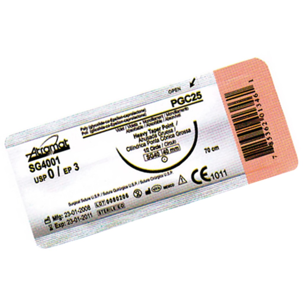 SUTURA PGC25 3-0 3/8 PE24
