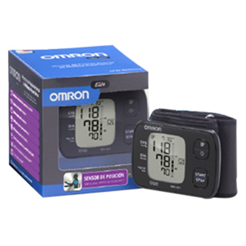 Baumanómetro Digital Omron de Muñeca con 90 Memorias e Indicador de Latido Irregular
