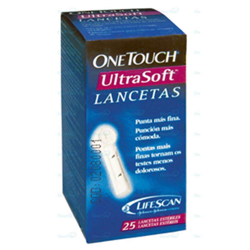 LANCETAS ULTRA SOFT 25´S