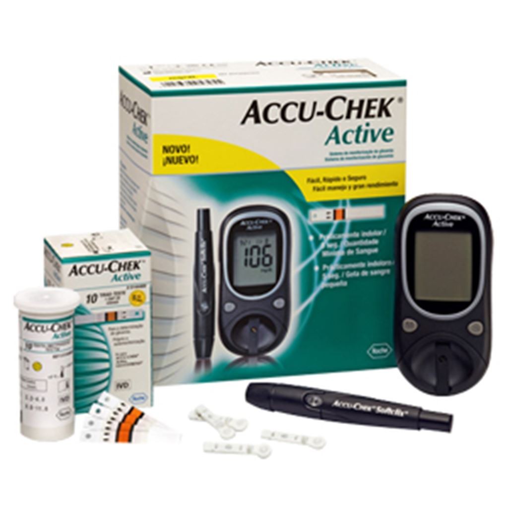 GLUCOMETRO ACCU-CHEK ACTIVE KIT (AEON)