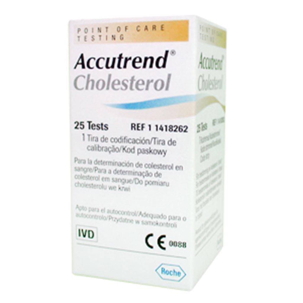 TIRAS REACTIVAS ACCUTREND COLESTEROL C 25