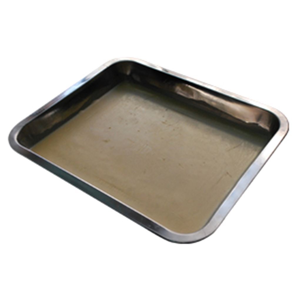 CHAROLA DE DISECCION DE ACERO CON CUBIERTA